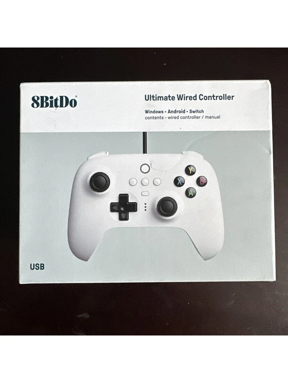8BITDO Ultimate Wired Controller Black - Brand New - PC, Switch, Mobile - New!